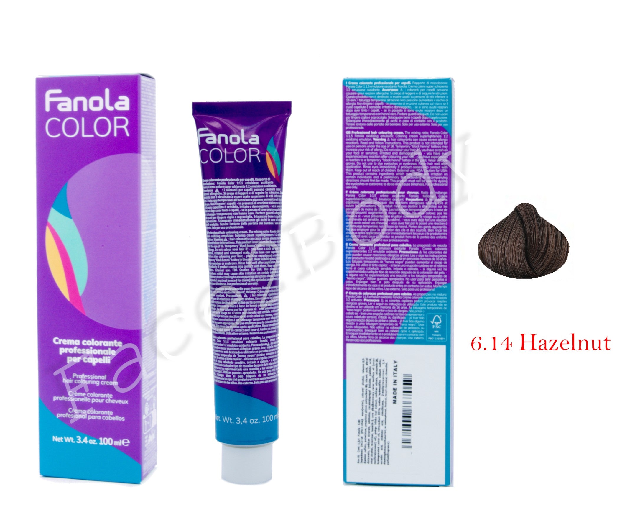 Fanola Color Cream - 6.14 Hazelnut
