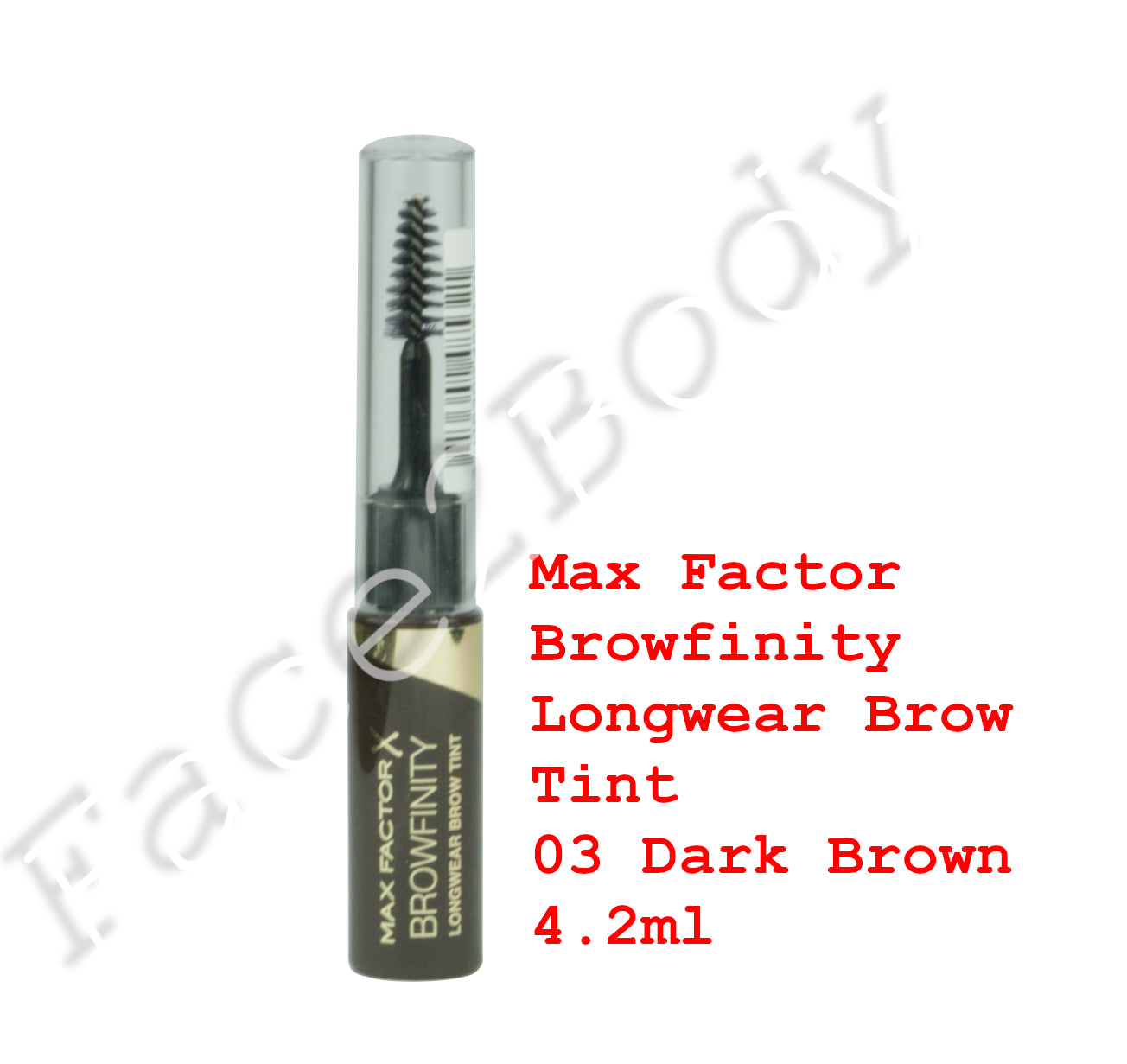 Max Factor Browfinity Longwear Brow Tint 03 Dark Brown 4.2ml
