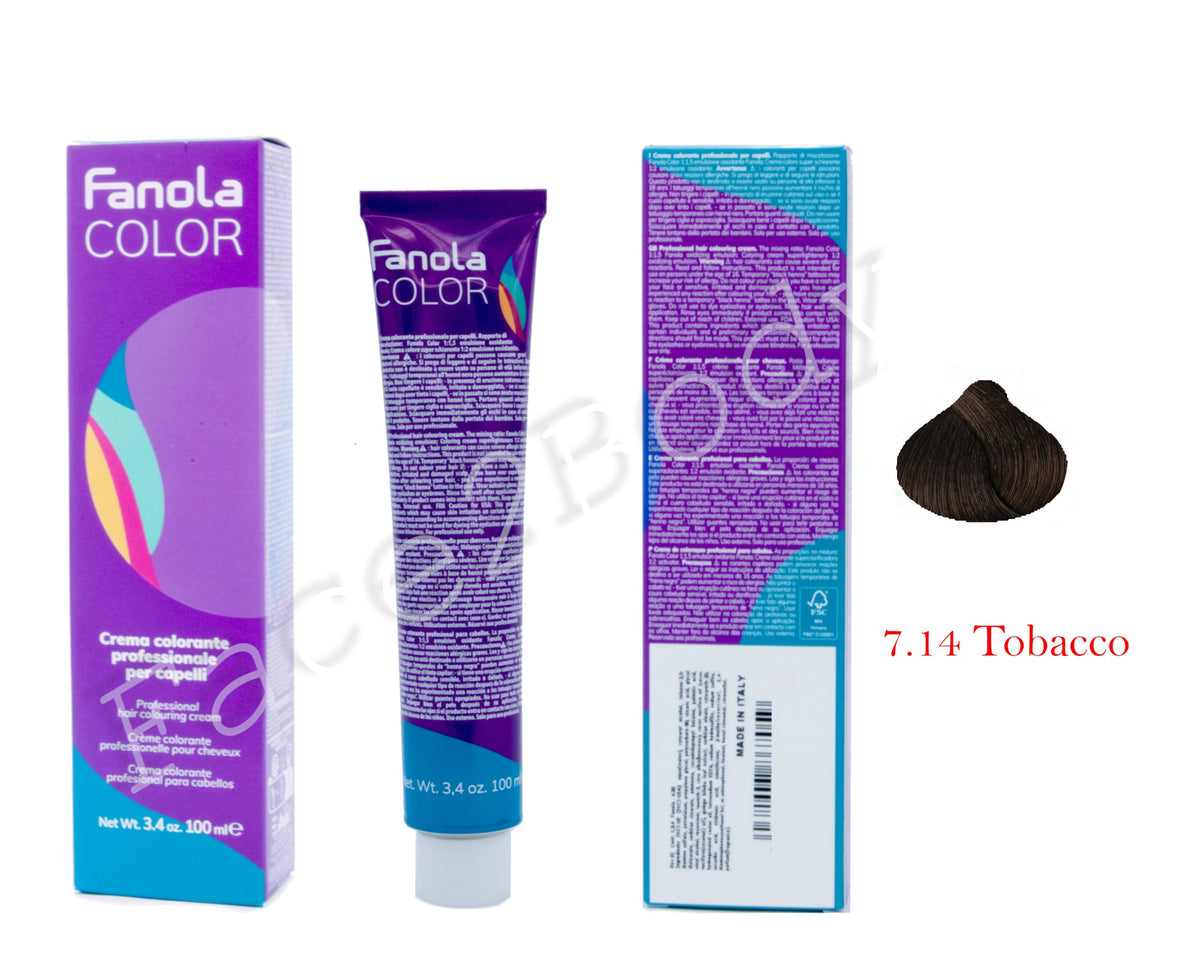 Fanola Color Cream - 7.14 Tobacco