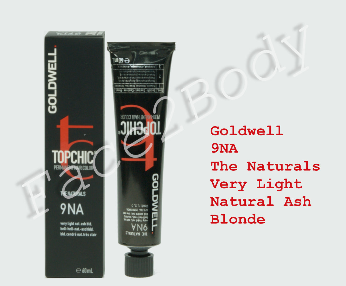 Goldwell Topchic Permanent Hair Color - The naturals -9NA Very Light Natural Ash Blonde 60ml