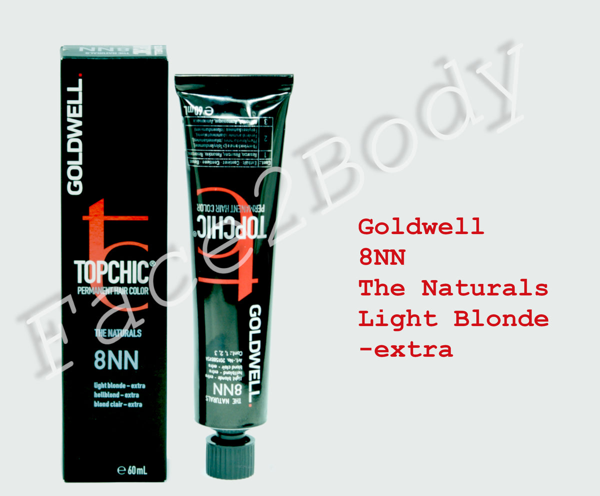 Goldwell Topchic Permanent Hair Color - The naturals - 8NN Light Blonde -extra 60ml