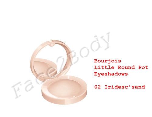 Bourjois Little Round Pot Eyeshadows- 02 Iridesc'sand