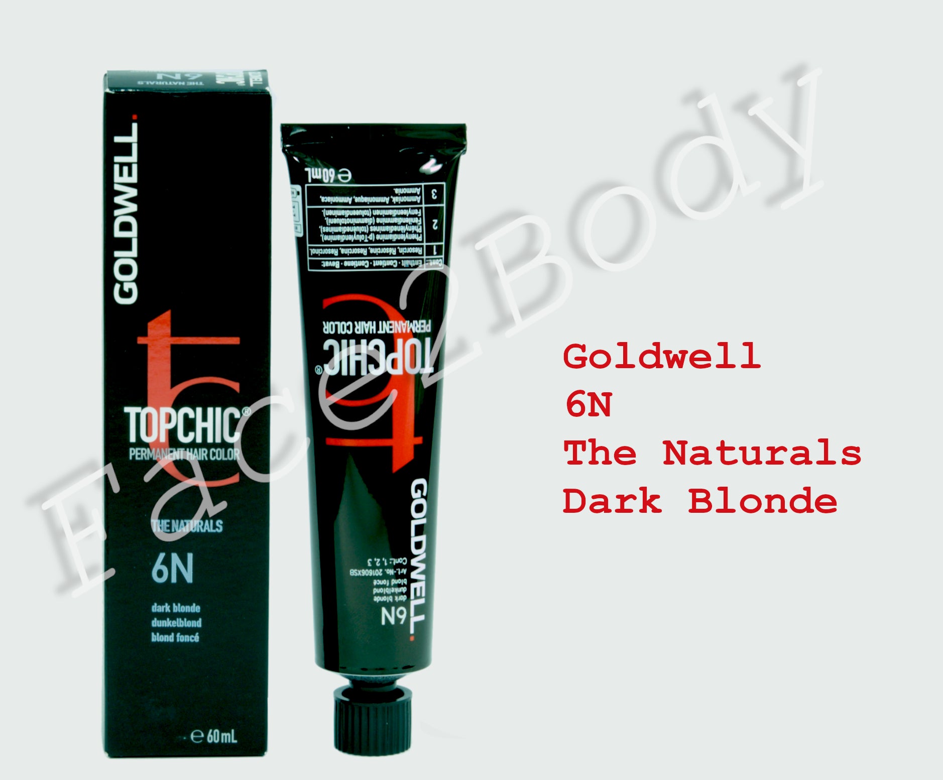 Goldwell Topchic Permanent Hair Color - The naturals - 6N Dark Blonde 60ml