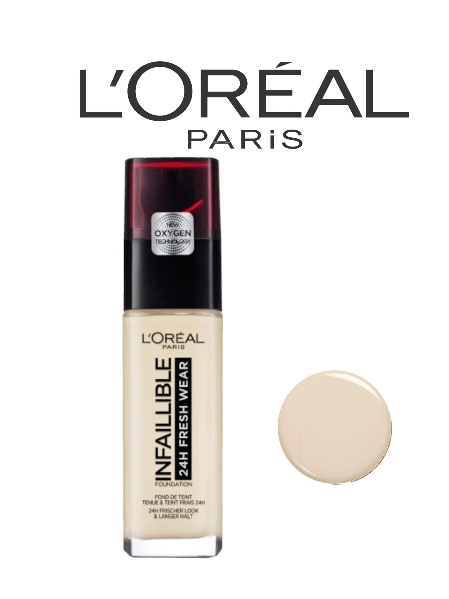 Base L'Oréal Paris Infalible 24H Fresh Wear Radiant Honey - 30ml
